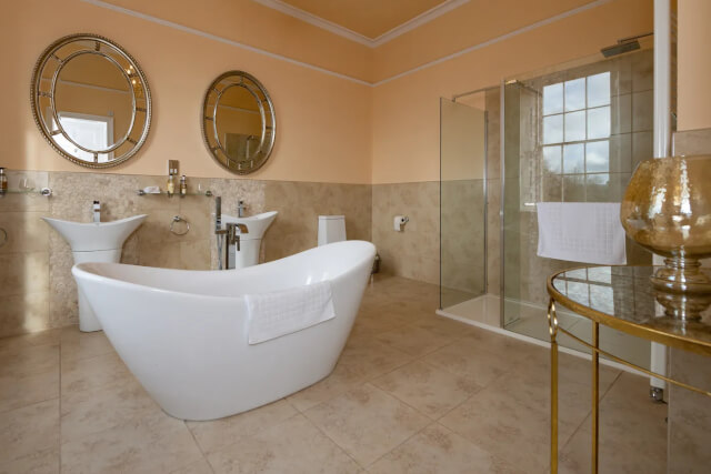 Rudby Hall Luxury Bathroom with Shower (1)