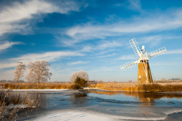 Norfolk Broads during Winter