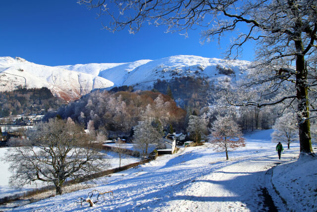 Winter in Grasmere, Lake District