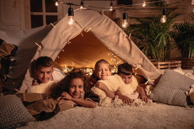 Kids in Pillow Fort