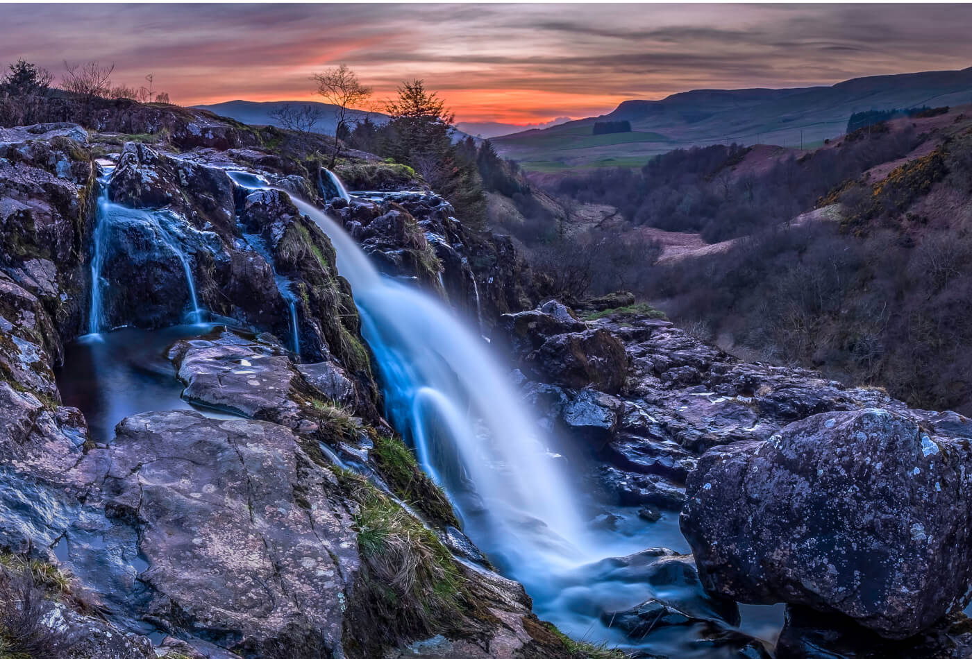 Waterfalls in Scotland, feature