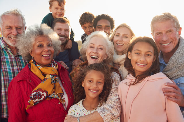 family on holidays