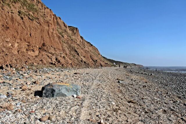 Boulder deposition, Thurstaston Beach