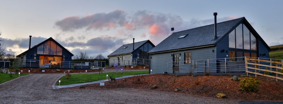 Hideout lodges from outside