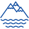 lakes and mountains