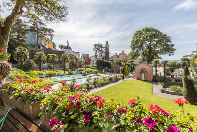 Portmeirion, a seaside town