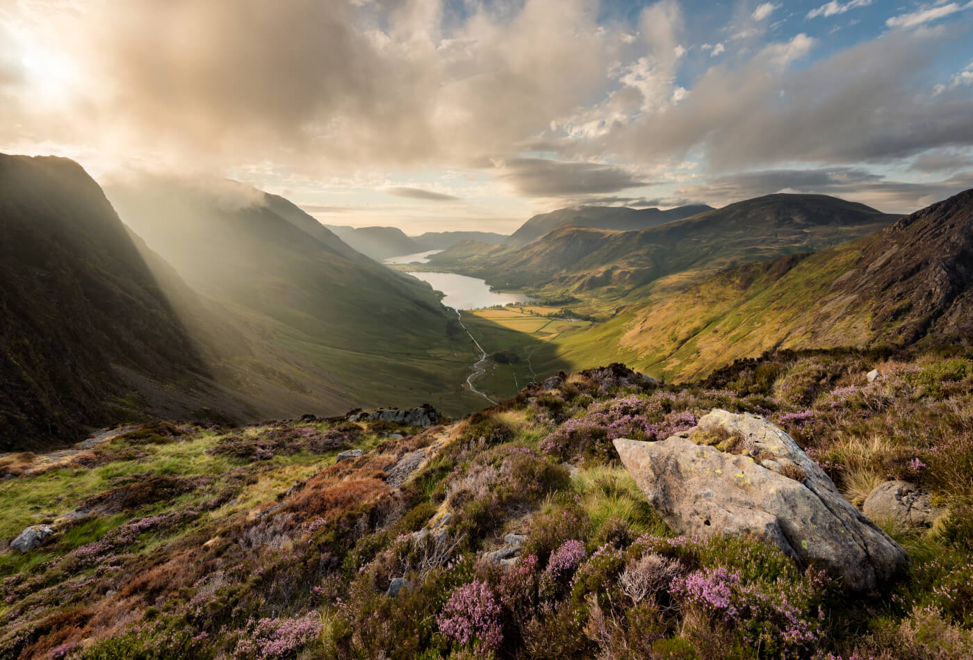 lake district mountains panorama