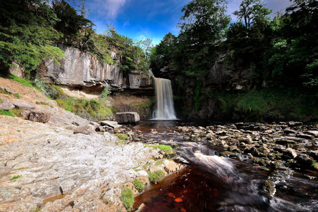 thornton force waterfall, part of ingleton falls