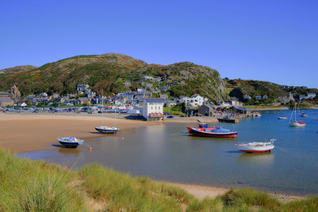 Barmouth beach, Snowdonia, Gwynedd