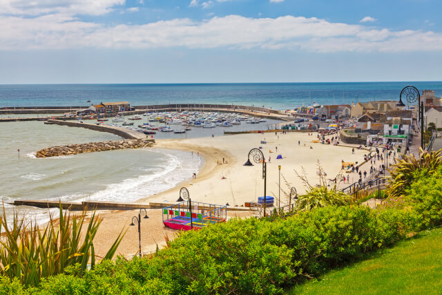 Lyme Regis beach, Dorset