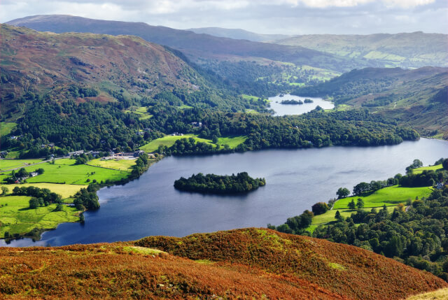 aerial view grasmere