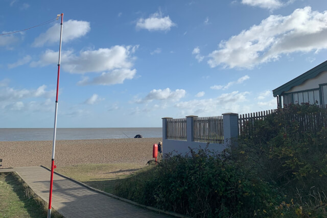 entrance to thorpeness beach