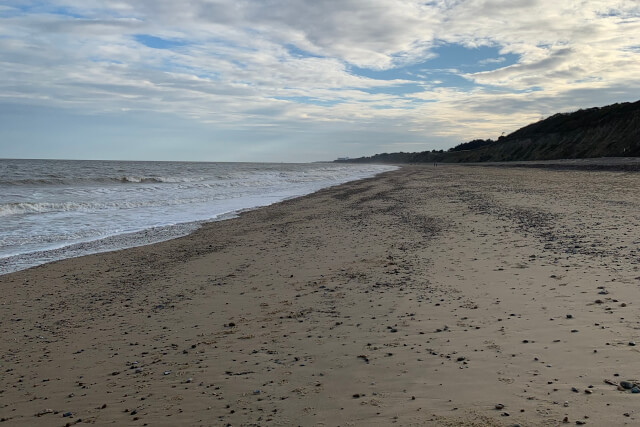 quiet end of dunwich beach