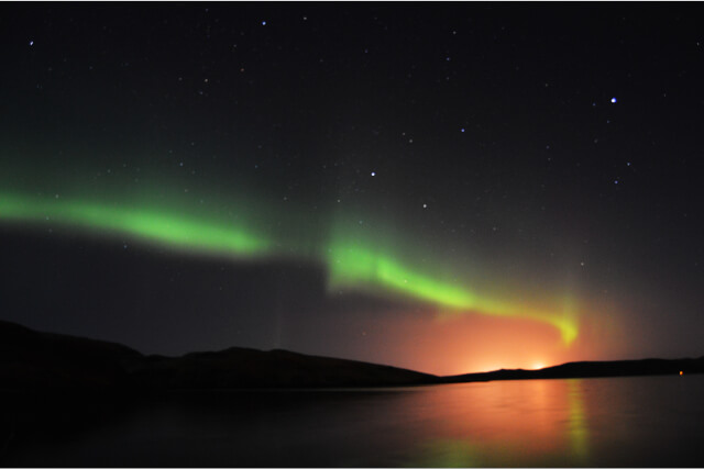 Northern Lights in Shetland Islands