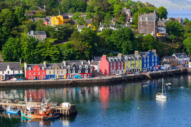 Tobermory Village on the Isle of Mull