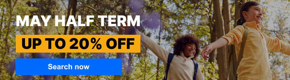 Up to 20% off May Half Term