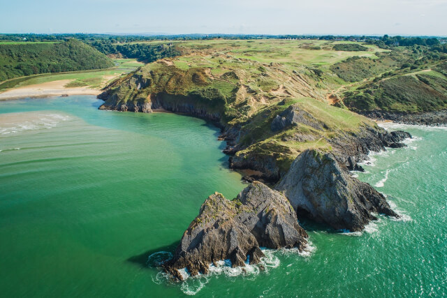 Three Cliffs Bay