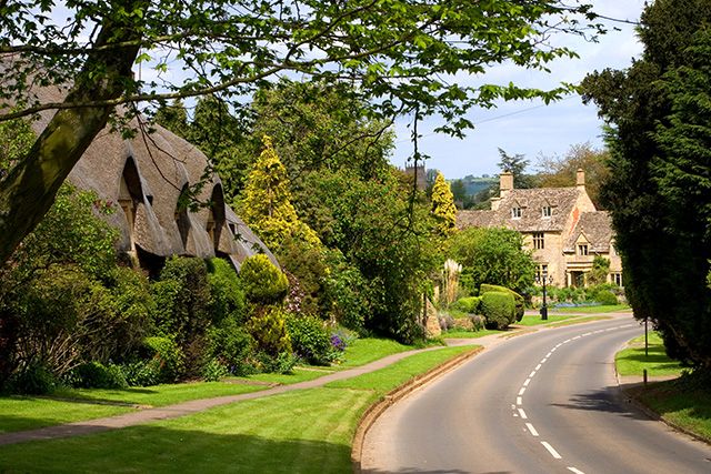 View of Chipping Campden, the start of the Cotswold Way