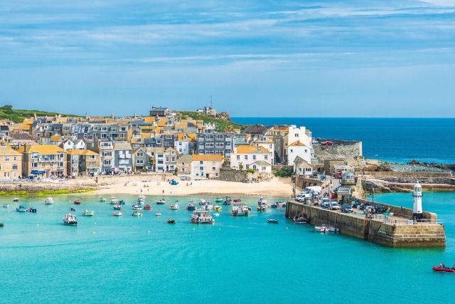 St Ives Harbour beach