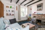 Living room shot of Nasturtium Cottage, Cornwall