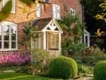 Entrance pf Wheelwrights Cottage and garden.