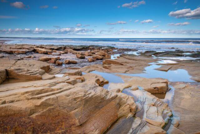 Druridge Bay in the sunshine