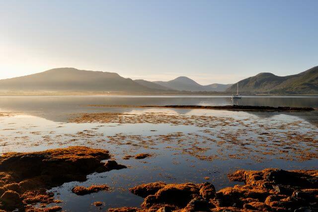 Loch na Keal at sunset