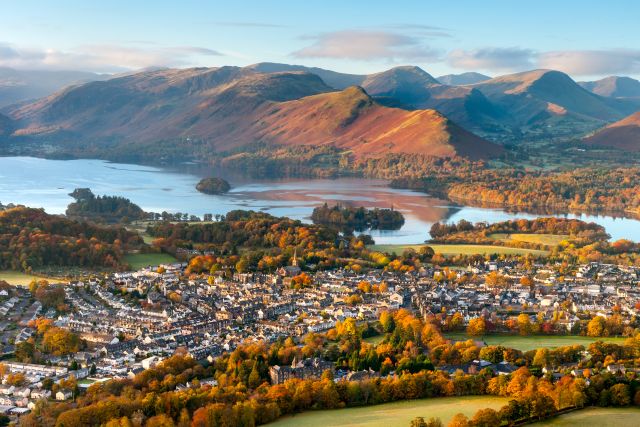 View across the Lake District