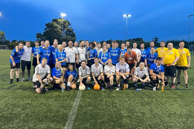 Sykes Aid Football team photo