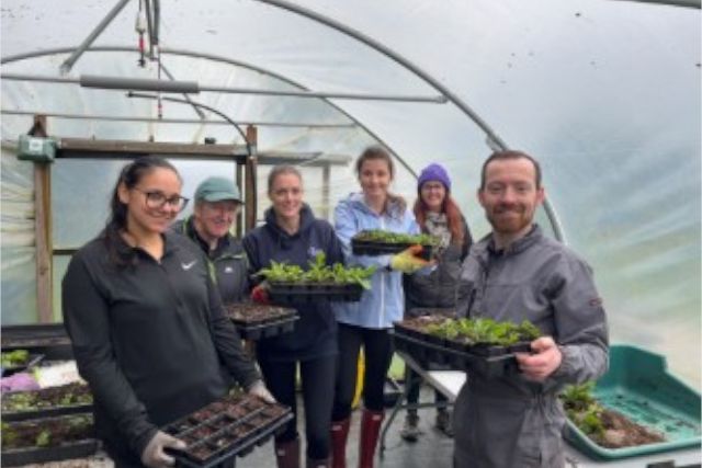 Team volunteering at Cheshire Wildlife Trust