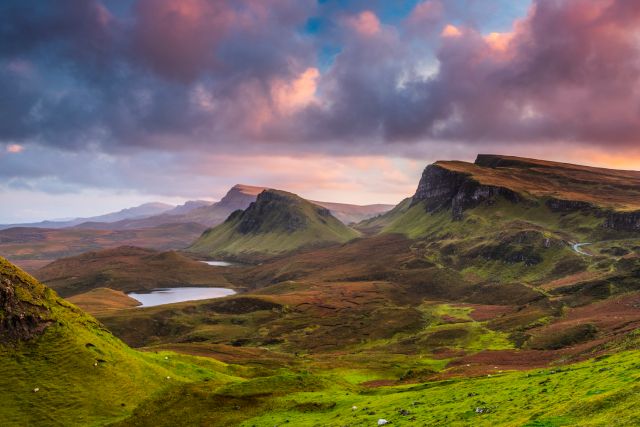 View of the Scottish Highlands