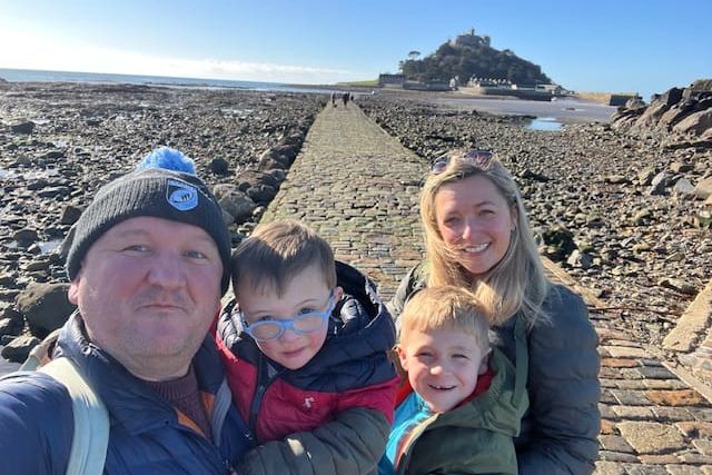 Howard Family on holiday in Marazion courtesy of Time Away