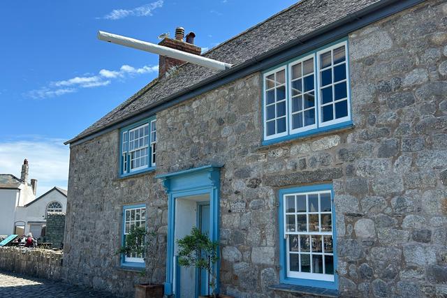 A stone cottage on St Michael's Mount