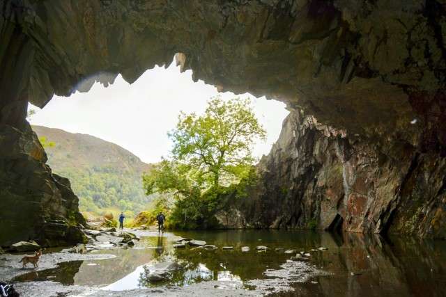 Mouth of Rydal Cave