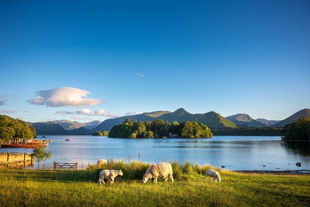 views over lake in the Lake District