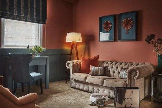 A living area in Edgar House.