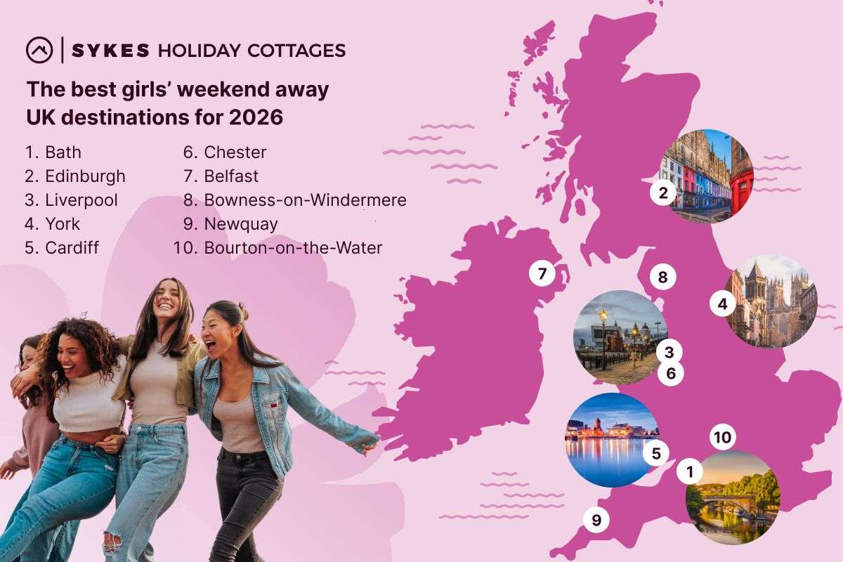 Best girls' weekend away ideas in the UK