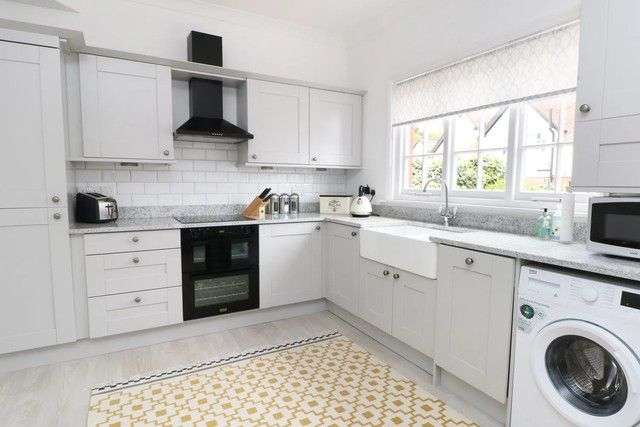 Kitchen in Sunlight Soap Cottage.