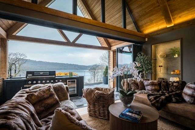 The open-plan living area in The Ridge.