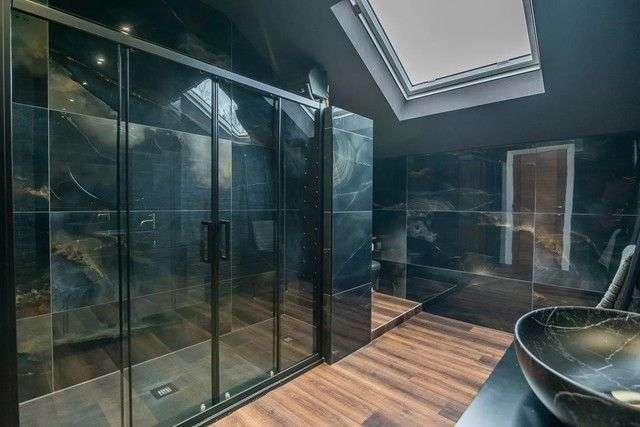 Shower room in The Golf House.