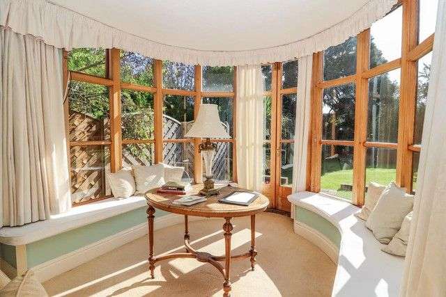 Sun room in Mickle Trafford Manor.