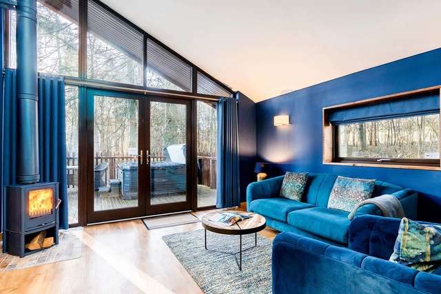 The living room in Forest of Dean Golden Oak Hideaway.