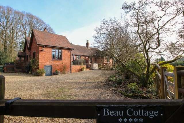 The exterior of Beau Cottage.