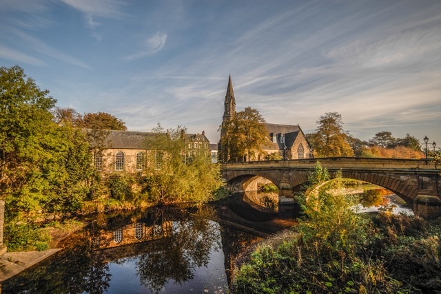 Morpeth and River Wansbeck.