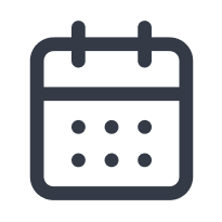 Calendar icon.