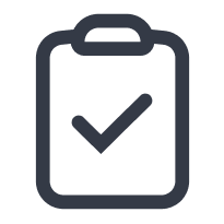 Tick list icon.