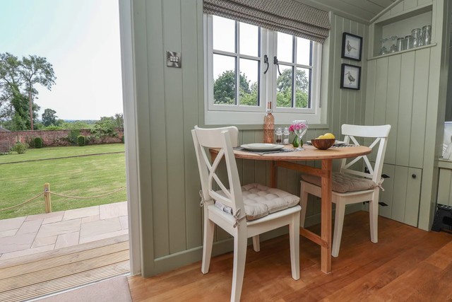 Dining for two at The Garden Hut.