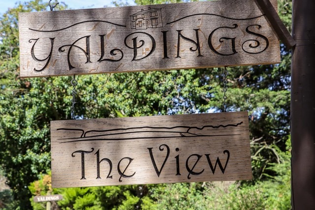 The View sign.
