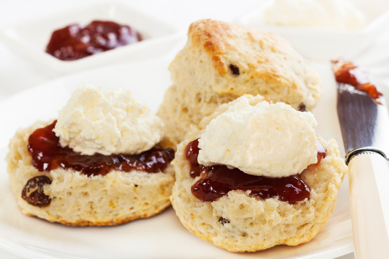 Cornish Cream Tea three scones