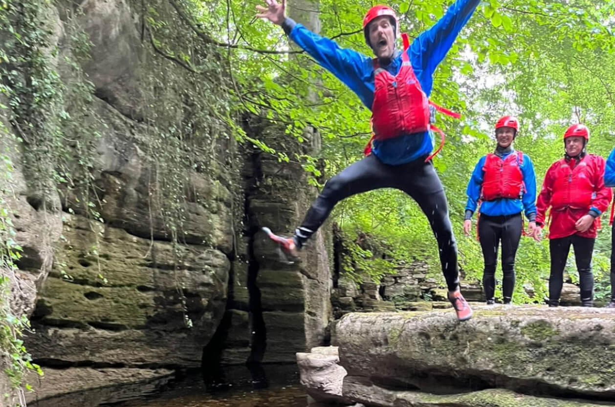 Alfresco Adventures cliff jump